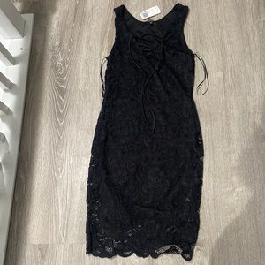 Lace up forever 21 dress